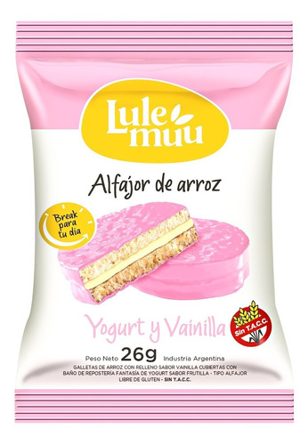 Spar Alfajor Arroz Lulemuu Vain Frutilla G